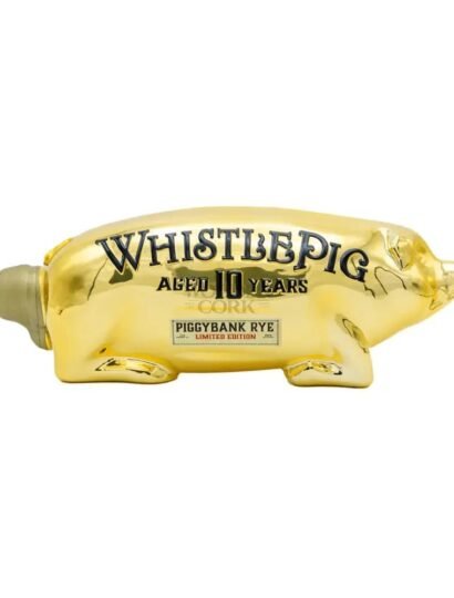 WhistlePig Limited Edition 10 Years Aged Piggybank Rye Gold Edition
